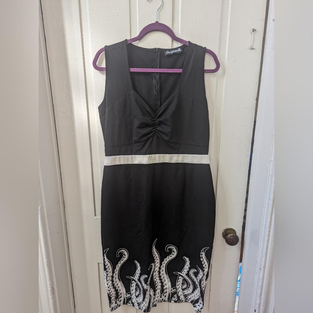 Sourpuss Octopus Wiggle Dress